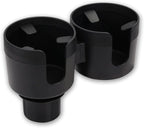 Car Double Cup Holder Extender, Multifunctional 2-in-1 Auto Drink Holder Insert with Adjustable Base, Portable Cup Holders Adapter, Universal Car Beverage Organizer for Bottle, Snack (Black) by Unknown