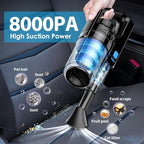 17pcs Car Detailing Kit Interior Cleaner, Car Interior Cleaning Kit with Handheld Car Vacuum, Car Detailing Brushes, Windshield Cleaning Tool, Car Cleaning Supplies, Car Accessories for Men, Women - Image 2