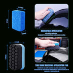 13PCS Motorcycle Cleaning Kit, Motorcycle Detailing Kit Overall Cleaner Tools Car Washing Brush Rims Cleaning Kit Chain Tire Wheel Brush Set Chain Tire for Car Bike Motorbike (Blue) - Image 7