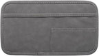 Car Seat Side Pocket Organizer, Suede Leather Vehicle Console Side Cell Phone Holder Storage Bag, Multifunctional Automotive Interior Seat Gap Filler Pocket Pouch, Universal Fit (Gray) - Image 7
