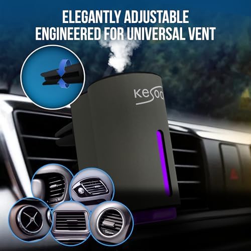 Smart Car Air Freshener: Revolutionary Smart Car Diffuser Vent Clip with 3 Exclusive 10 ml Fragrances (Fresh Essence Collection) - Image 3