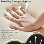 Luxurious Memory Cotton Lovers Pillow, Ergonomic Intimate Pillow, is an Ideal Choice for Reading, Waist Support, deep Support for Intimate Posture and Better Posture.，Pink - Image 6