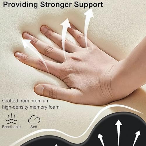 Luxurious Memory Cotton Lovers Pillow, Ergonomic Intimate Pillow, is an Ideal Choice for Reading, Waist Support, deep Support for Intimate Posture and Better Posture.，Pink - Image 6