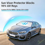 Windshield Sun Shade for BMW 2 Series 2014-2026 Sunshade - Image 2