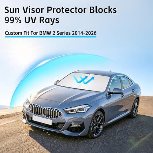 Windshield Sun Shade for BMW 2 Series 2014-2026 Sunshade - Image 2