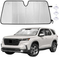 EcoNour Foldable Sun Shade Fit for Honda Pilot 2016-2024 2025 2026 by EcoNour