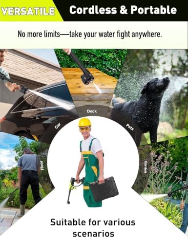 Cordless Pressure Washer, Lightweight Portable Power Washer - Image 6