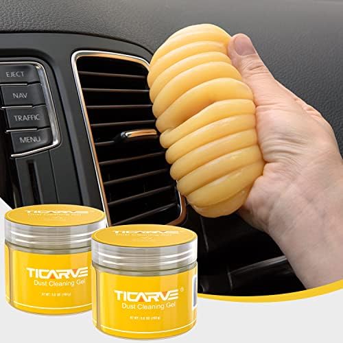 TICARVE 2pack Cleaning Gel Car Putty Car Accessories Auto Detailing Kits by TICARVE