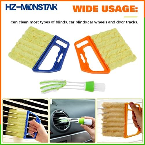 3Pcs Window Venetian Blind Cleaner Duster Tool for AC Duster Dirt - Image 2