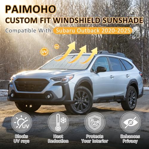 Thickened Windshield Sun Shade for Subaru Outback 2020-2025 - Image 3