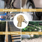 Pressure Washer Pivoting Coupler Kit - 240 Degree Rotation, Includes Gutter Cleaner Attachment, 7 Spray Nozzle Tips with Holder,1/4" Quick Connect - 4500 PSI - Image 7
