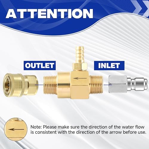 JOEJET Fixed Downstream Injector for Pressure Washer, 3-5 GPM - Image 5