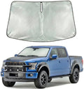 Windshield Sun Shade Custom Fit for 2021-2026 Ford F150, Advanced Diamond-Patterned Heat Shield to Block UV Rays, Foldable Truck Window Visor, Precise Mirror Cutout by Giselia