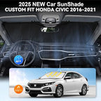 Windshield Sunshade for 2016-2021 Honda Civic Front Window Shades Sun Visor - Image 4