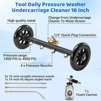 Tool Daily 16" Dual-Function Undercarriage Pressure Washer Attachment - Image 3