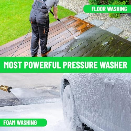 Pressure Washer Nozzle Tips 5-Pack, 2.5 GPM (Orifice 2.5), 1/4" Quick Connect, 0° 15° 25° 40° 65° (Soap), Up to 4500 PSI - Image 3