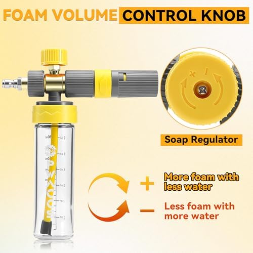 PWACCS Pressure Washer Foam Cannon Pro, Small No-Dilution Foam Gun 200 ML - Image 3