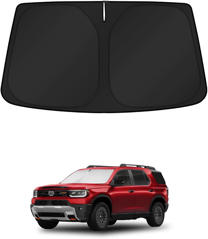 KUST Windshield Sun Shade for Honda Passport 2026 Window Accessories Shade Sun Visor Cover Foldable Block UV Rays by KUST