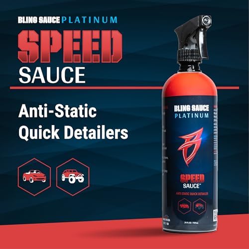 Bling Sauce Speed Sauce, Anti-Static Automotive Quick Detail Spray, 24 oz - Image 2