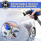 Car Wash Foam Gun Foam Sprayer - Foam Cannon Garden Hose- Car Wash Kit - Snow Foam Blaster with Microfiber Wash Mitt + Storage Bag - Car Accessories for Men - Image 5
