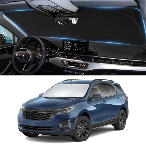 Sun Shade for Chevrolet Chevy Equinox 2018-2024 Windshield Sunshade Shield by INSAUTO