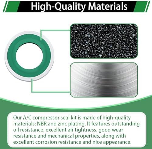 80PCS A/C Compressor Seal Washers Assortment Kit, A/C Gaskets - Image 4