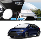 TINGLU Sun Shade for Toyota Corolla 2020-2025 2026(Not for Corolla Cross) Accessories Windshield Sun Shade Window Shade UV Rays Protection Sun Visor Cover with Steering Wheel Sunshade Storage Bag - Image 6