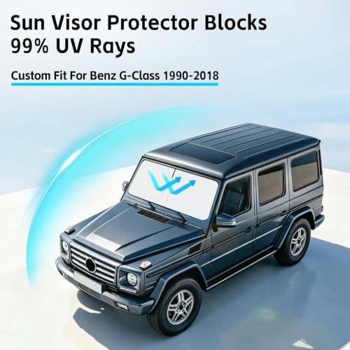 Windshield Sun Shade for Mercedes Benz G-Class G550 G55 G63 G65 1990-2018 - Image 2