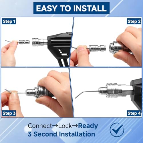 Pressure Washer Nozzle Kit, 8 Pack, 1-2 GPM - Image 4
