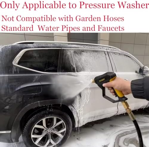 GDHXW X-887 High Pressure Washer Gun with Foam Cannon 2 Adapter 7 Pressure Washer Nozzles,for Car Washing - Image 5