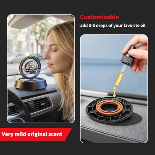 Kwak’s Solar Car Air Freshener Dashboard Decorations Gentle Ocean Scent - Image 4