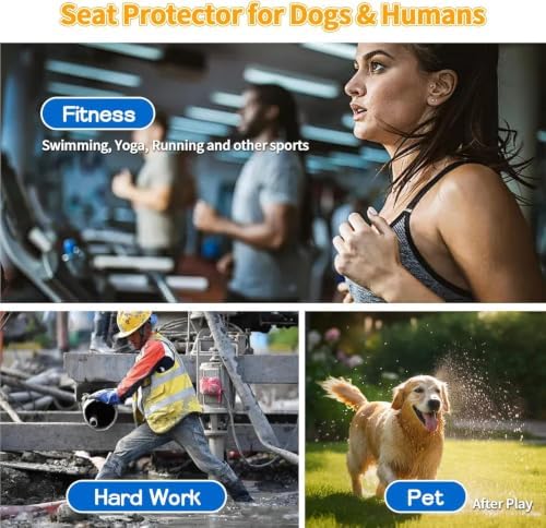Dog Front Seat Cover for Car, 900D Waterproof Seat Protector | Full Protection, Nonslip Scratchproof Pet Seat Covers with Side Flaps for Cars Trucks SUVs, Black - Image 6
