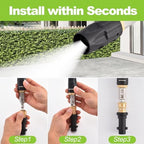 Adjustable Downstream Soft Wash Nozzle, M5 Twist Shooter Tip - Image 4