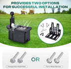 DRIVE UP Golf Cart Ball Washer and Club Cleaner Kit, Club Cart Golf Ball Cleaner and Club Head Washer, Suitable for Club Car Precedent, Tempo, Onward Gas and Electric Golf Carts, OEM 103662801 - Image 2