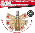Meteor Blast Pressure Washer Pivoting Coupler, Gutter Cleaner Attachment - Image 2