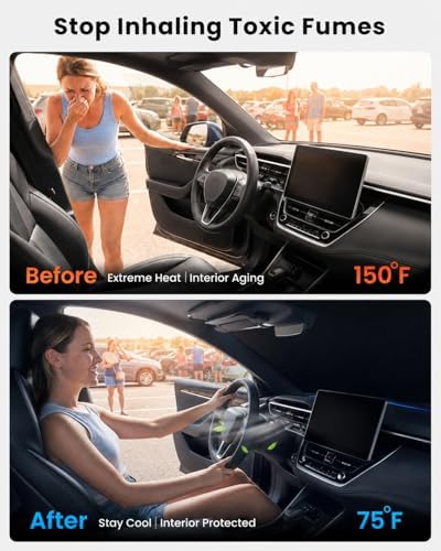 REEVAA Car Windshield Sun Shade for Toyota Corolla 2026 - Image 2
