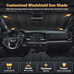 EcoNour Foldable Sun Shade Fit for Kia Telluride 2020-2023 2024 2025 - Image 5