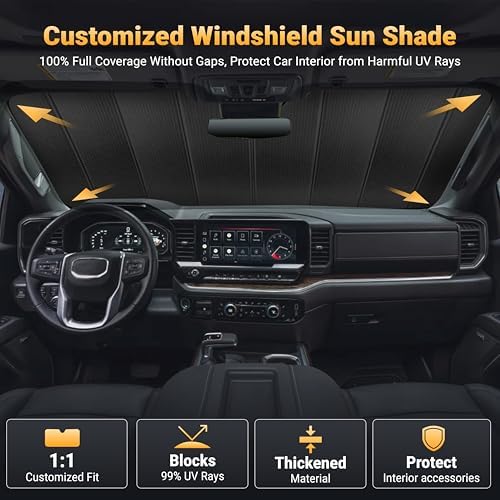 EcoNour Foldable Sun Shade Fit for Toyota Corolla 2019-2024 2025 2026 - Image 5