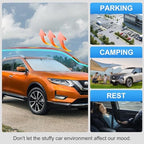 Windshield Sun Shade Sunshade for Nissan Rogue 2014-2020 - Image 6