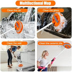 62" Car Wash Brush with Long Handle Chenille Scratch-Free Head Aluminum Pole - Image 7