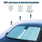 6 Layers Windshield Sun Shade for BMW X3 2017-2024 - Image 6
