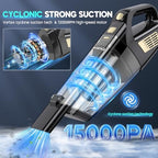 CKIKH Handheld Vacuum Cordless, 15000PA Hand Held Car Vacuum Cleaner - Image 2