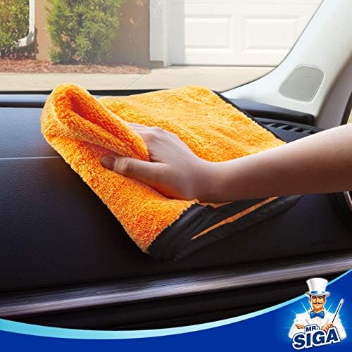 MR.SIGA Professional Microfiber Towels for Cars, Scratch Free, 6 Pack - Image 6
