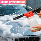 YoRise Car Wash Foam Gun, Adjustable Foam Cannon for Hose, Car Wash Sprayer with 6 Levels of Foams Concentration, Car Washing Soap Sprayer Connect to Any Garden Hose (Red) - Image 6