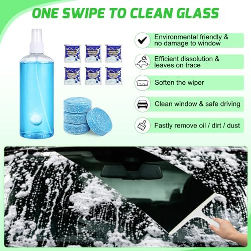 Nilight 37PCS Car Detailing Kit for Interior Exterior Car Care, Green - Image 6