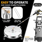 LidoDola 16.5'' Pressure Washer Surface Cleaner, Power Washer Accessory - Image 5
