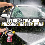 Chemical Guys, Snubby Short Pressure Washer Gun with Foam Cannon Attachment - Image 5