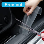 Storystore Car Door Edge Guards, 4In x 33Ft Door Sill Guard Protector, Anti-Scratch Adhesive Tape, Automotive Anti-Collision Strip for Car Door Edge/Front and Rear Bumper/Door Sill Protector | Trim-to-fit Carbon Fiber Protective Strip for Door Edges, B... - Image 4