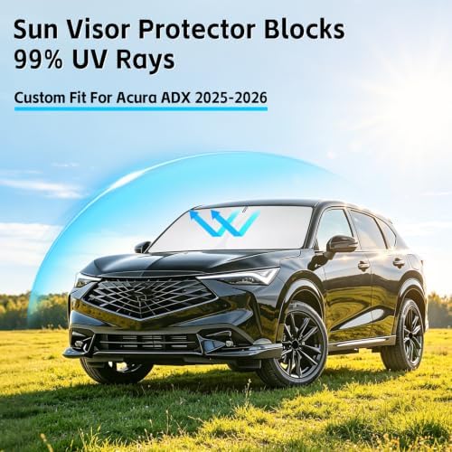 Windshield Sun Shade for Acura ADX 2025-2026 Sunshade - Image 2