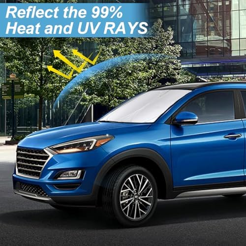 Windshield Sunshade for Hyundai Tucson 2016 2017 2018 2019 2020 2021 Shades - Image 2